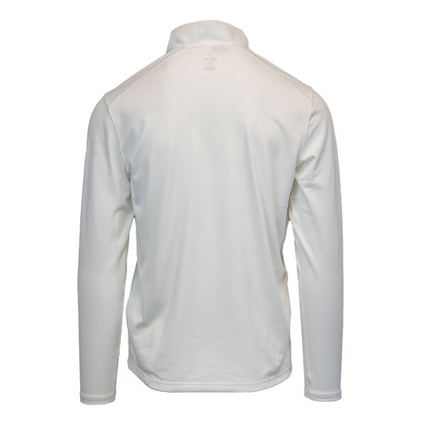 White Under Armour 1/4-Zip Long-Sleeve Men's
